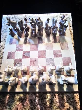 New soapstone chess board 1