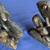 Two Carved Jasper Crystal Rock Chameleons are 3"x 1"x 4"tall..More 5 thumbnail