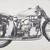 Vintage NSU 350 Kompr. 1939 Motorcycle Poster by Bagnall Publishing 2 thumbnail
