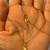 14K Yellow Gold necklace with Beautiful Pendant in shape of a Leave 21 thumbnail