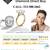 Platinum A Jaffe ring with band combo 1.50 I vs2 Radiant GIA center 10 thumbnail