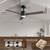 Ceiling Fan with Light Remote: 52 inch Modern Bedroom Fans with Dimmab 8 thumbnail