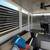 Metal HORIZONTAL SLAT Fence Panel (6'Hx6'W) Black or Basalt Grey 2 thumbnail