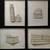 Hen-Feathers Architectural Landmark Wall Plaques - set of 4 1 thumbnail