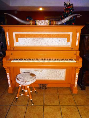 Texas Longhorn Piano for sale or trade 1