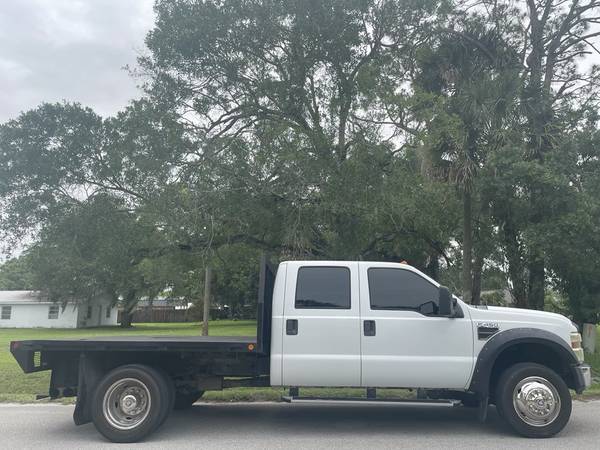 08 Ford F-450SD DRW Flat Bed DIESEL Heavy Duty Tow Package CLEAN TITLE - $12,700 (OKEECHOBEE)63470426385411121