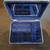Small Silver Plated Jewelry Box with Mirror and Blue Velvet Interior 6 thumbnail