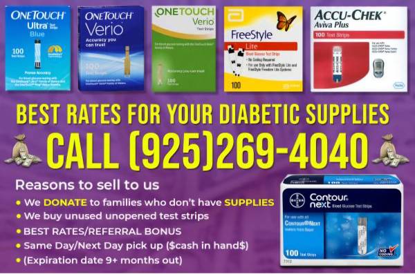 $$$ CA$H for Diabetic Test Strips $$$ 1