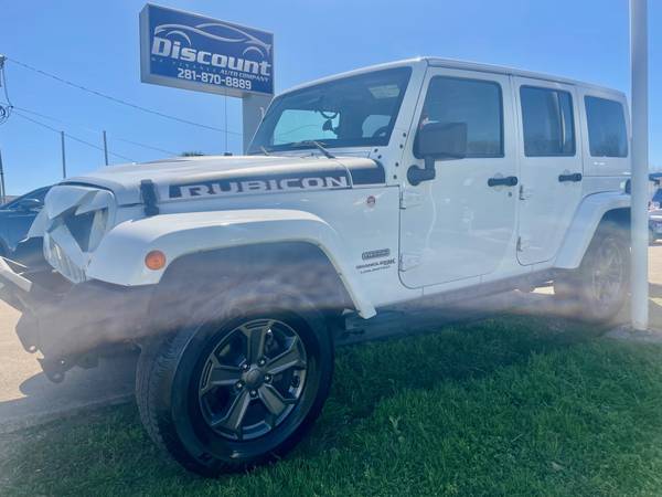 2017 Jeep Wrangler Rubicon Unlimted removeable top . . $3000 down - $15,900 (👍☎  8322063054)63622286520963122