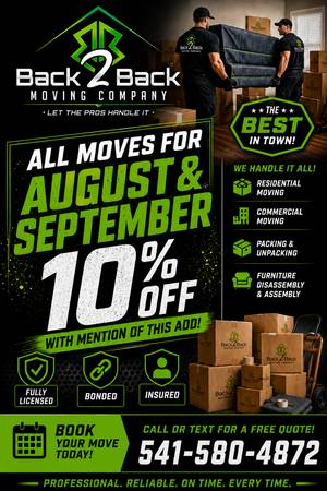 Need Moving Help? Fully Licensed, Bonded & Insured 📦 1