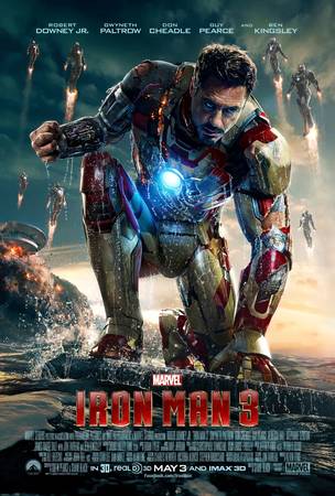 Marvel “Iron Man 3” Authentic Movie Poster 1
