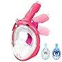 Full Face Snorkel Mask for Kids (Pink) 1