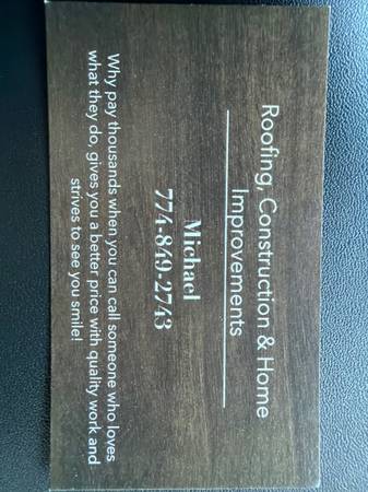 Handy Man (Roofing Is Main Trade) 1