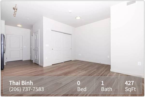 $1,350 / 427ft2 - ONE MONTH FREE if move in by 9/30/25 (Seattle - International District)63814761401729121