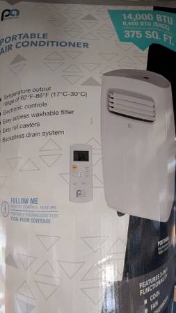 USED Perfect Aire Portable Air Conditioner 14,000 BTU 1