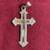 2 Vintage Mexican Sterling Silver Mexican Cross Pendants 5 thumbnail