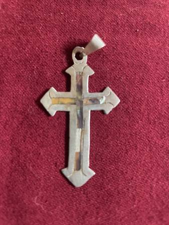 2 Vintage Mexican Sterling Silver Mexican Cross Pendants - $98 (Hillcrest area)63471473393795124