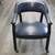 Steve Silver Blue Leather Office Chair 1 thumbnail