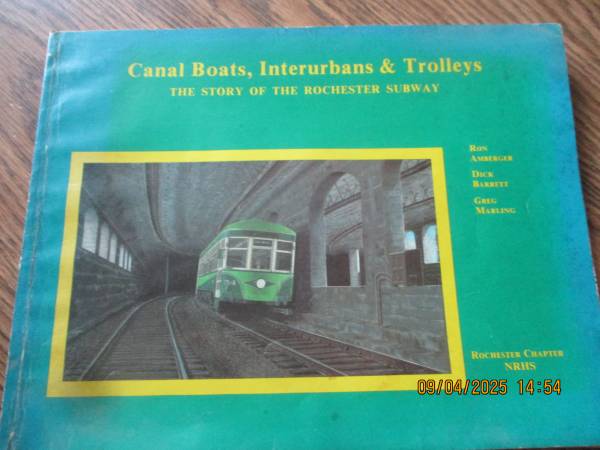 "The story of the Rochester Subway, Canal Boats and Trolleys". 1
