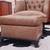 Rare Mid century custom faux Leather studded chair and ottoman 11 thumbnail