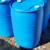 55 GALLON BARREL BLUE PLASTIC 3 thumbnail