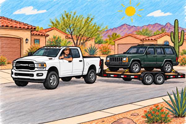 Affordable towing & car transportation 1
