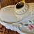 Antique 1930s porcelain wall or ceiling Flush mount light fixture 8 thumbnail