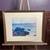 Vintage Framed Ocean rocks print 22x18 1 thumbnail