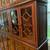 Large 4-Pc. Display Wall Unit, Curio Cabinet, Wood+Glass Doors Shelves 5 thumbnail