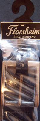 Florsheim black leather belt sz. 42-44 1