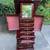 Vintage Rosalco Inc. Queen Anne Wooden Jewelry Armoire 8 thumbnail
