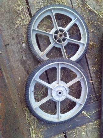 push mower rear wheels 1