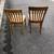 Chairs chairs and chairs metal frame with cloth seats & wooden chairs 2 thumbnail