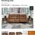 Power reclining leather sofa & recliner 4 thumbnail