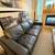 Gray Leather Couch Set (3 pc) 3 thumbnail