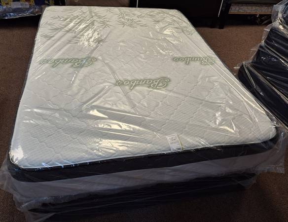 Plush Factory Direct Queen Double Euro Pillow Top Mattress On Sale 1
