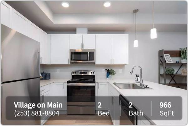 $2,674 / 2br - 966ft2 - Finest upscale living! 2 bed / 2 bath! Village on Main Apartments (Ruston)63934290802307121