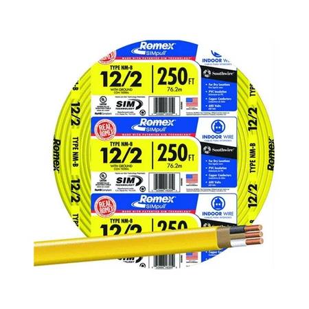 New Wire Roll 12/2 Romex NM-B 250 ft. 12-2 wire 1