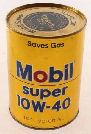 Oil Can - Mobil Super 10W- 40 1