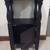 New Black Side Table (With Shelf & Storage Cabinet) 2 thumbnail