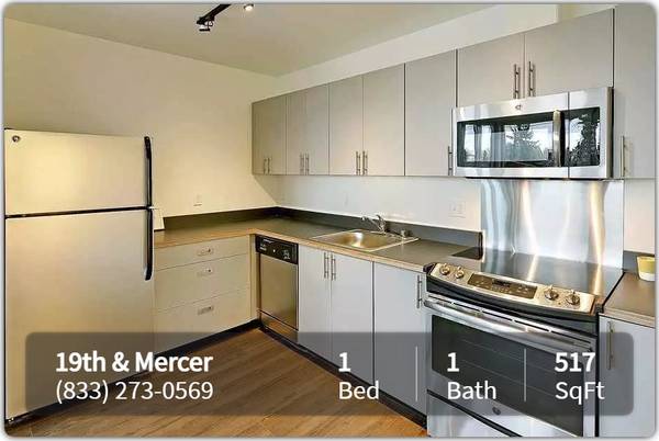 $2,358 / 1br - 517ft2 - You will love this 1 bed / 1 bath. A Higher Quality of Living! (Seattle - Lakeview Park)63688277686147121