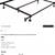 Metal bed frame, Queen size 3 thumbnail