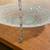 Large GLASS DECORATIVE BOWL Like New 16 thumbnail