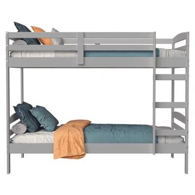 Modern Grey Bunk Bed 1