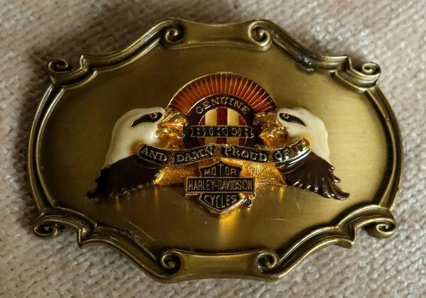 1978 Harley Davidson Belt Buckle New 1