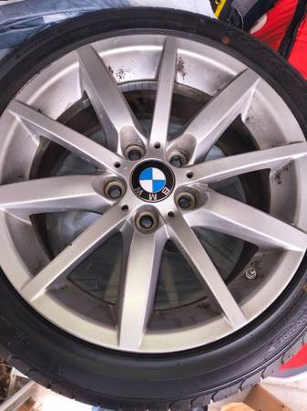 2008-2013 BMW E93 328i 335i 17" Alloy Wheel Rim Tire 8Jx17H2 Set OEM 1