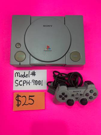 (PS1) PlayStation One System SCPH-9001 W/ Controller 1