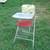 Vintage 1960's Cosco Peterson Crome Baby High Chair antique flowers 2 thumbnail