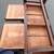 Large antique SOLID TIGER OAK TABLE 5 thumbnail