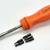 Snap On Tools Ratcheting Screwdriver Orange Grip 9 Long Magnetic Bit 1 thumbnail